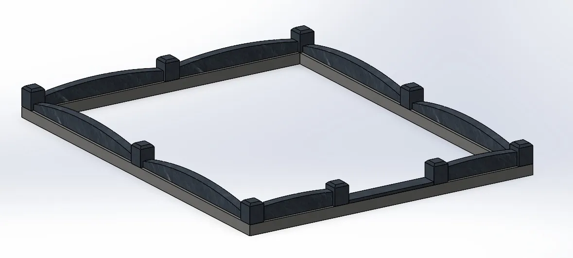 3D kapavietas labiekārtošanas vizualizācija